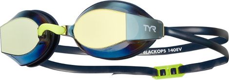 Lunettes de natation Tyr Blackops Racing Miroir Bleu Gold