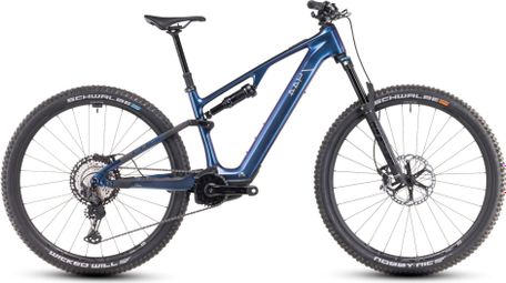 Cube AMS Hybrid One44 C:68X SLX 400X Electric Full Suspension MTB Shimano XT 12S 400 Wh 29'' Deepcobalt Blue Purple 2024