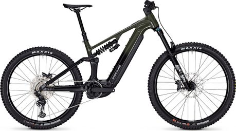 Bicicleta eléctrica de montaña con suspensión total Focus SAM² 6.8 Shimano 12V 800Wh Bosch 120 Nm 29/27,5'' Verde oscuro/Negro