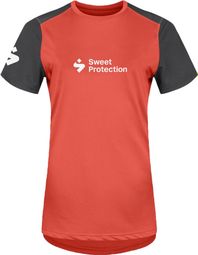 Maillot de manga corta para mujer Sweet Protection Hunter Rojo