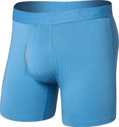 Saxx DropTemp Cooling katoenen boxershort met opening, blauw, heren