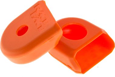 RACE FACE Paire de Protèges Manivelles Carbone BOOT PEDAL Orange