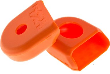 RACE FACE Protecciones Crankarms de carbono BOED PEDAL Naranja