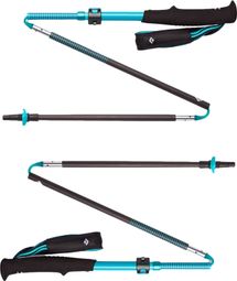 Bastones de senderismo para mujer Black Diamond Distance Carbon FLZ Azul