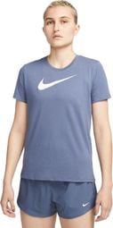Nike Dri-Fit Swoosh Women's Short Sleeve Jersey Blue