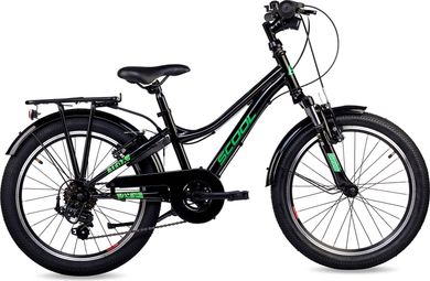 S’COOL troX  vélo enfant  6 vitesses  Noir/Vert néon