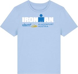 T-Shirt Manches Courtes Ironman Austria Bleu Ciel Femme