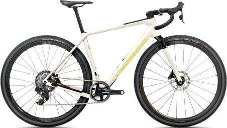 Vélo de Gravel Orbea Terra M21eTEAM 1X Sram Force XPLR eTap AXS 12V 700 mm Blanc Ivory 2025