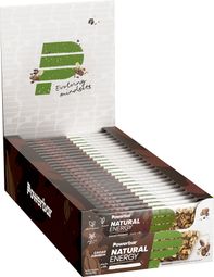 Boîte Natural Energy Cereal Bar (18x40g) - Powerbar - Chocolat - Barres énergétiques