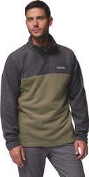 Columbia Fleece 1/2 Snap Steens Mountain II Grün