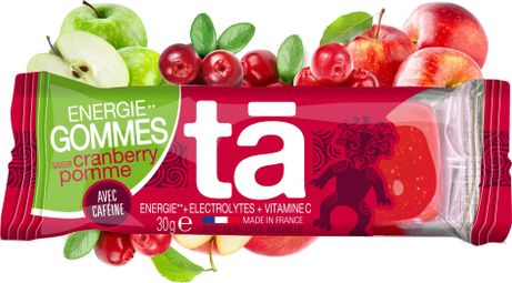 Tā Energy Energy Gums (3 Gums) Cranberry/Apple