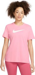Maillot manches courtes Femme Nike Dri-Fit Swoosh Rose