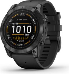 Montre de Sport Garmin epix Pro (Gen 2) Standard Edition 51 mm Gris Slate Noir