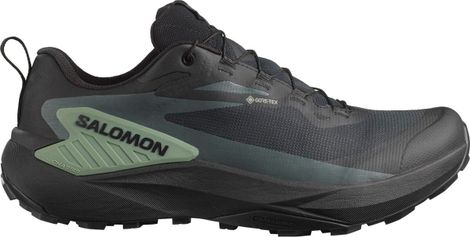 Salomon Genesis GTX Trailschoenen Zwart/Groen Heren