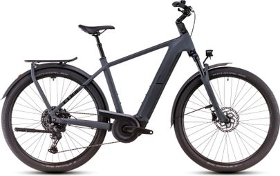 VTC Électrique Cube Kathmandu Hybrid One 800 Shimano Cues 10V 800 Wh 700 mm Gris Shadow 2025