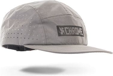 Reflektierende Kappe mit 5 Panels aus Chrom