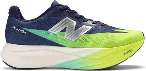 New Balance FuelCell SuperComp Elite v5 Blauw/Geel Dameshardloopschoenen