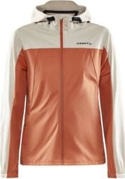 Craft ADV Essence Hydro Coral Coral White Women's Waterproof Jacket