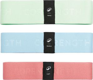Decathlon Fitness Glute Textiel Elastieken - Set van 3