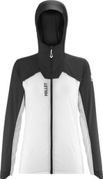 Veste Sofstshell Femme Millet Intense Windbreaker Noir/Blanc