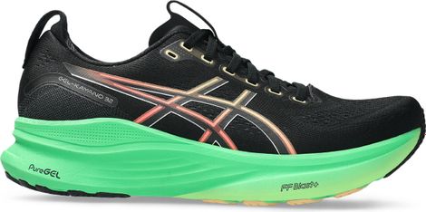 Asics Gel-Kayano 32 hardloopschoenen zwart/groen voor heren