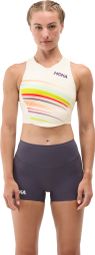 Hoka Race Day Crop Bra White Women's