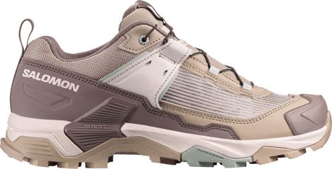 Salomon X Ultra 5 Beige/Pink Women's Hiking Shoes