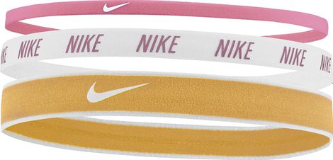 Mini Hoofdbanden (x3) Nike Gemengde Breedte Roze Oranje Unisex