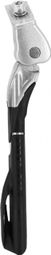 BEQUILLE VELO LATERALE URSUS WAVE REAR 24 -26 -28  ARGENT-NOIRE REGLABLE - SUPPORTE 35Kgs (LIVRE SUR CARTE)