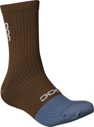 Calcetines Poc Flair Mid Marrón/Azul