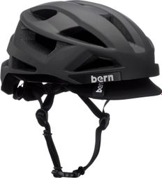 Casque Bern FL1-Pave avec visière Gris