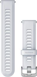 Garmin Forerunner 22 mm Silicone Wristband White Silver
