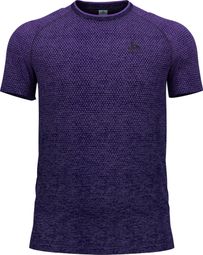 T-Shirt Running Homme Odlo Essentials Seamless Bleu Foncé