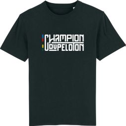Çois T-Shirt 'Champion du Peloton' Schwarz