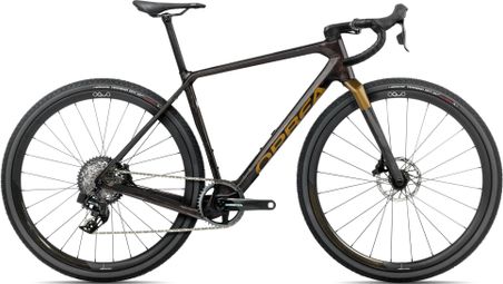 Vélo de Gravel Orbea Terra M21eTEAM 1X Sram Force XPLR eTap AXS 12V 700 mm Gris Cosmic Carbon View 2025