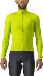 Maillot manches Longues Castelli PRO Thermal Mid Jaune