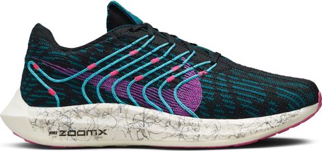 Damen Laufschuhe Nike Pegasus Turbo Flyknit Next Nature SE Schwarz Blau Pink