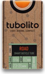 Tubolito Tubo Road SYNCD 700 mm Lightweight Inner Tube, Presta 42 mm (Black Valve)
