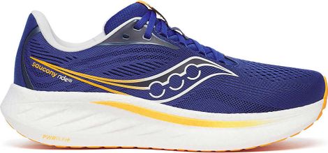 Chaussures Running Saucony Ride 18 Bleu/Orange Homme