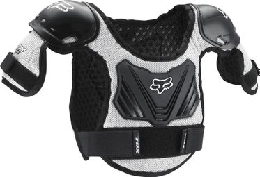 Gilet di protezione per bambini Fox Peewee Titan Roost Defle Nero / Argento