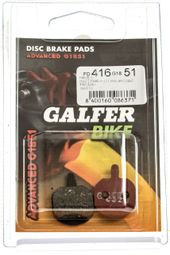 GALFER Brake Pads  HAYES MX2/MX3/MX4/MX5/GX2/SOLE  Sintered ADVANCED G1851