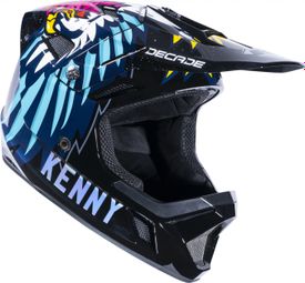 Kenny Decade Mips Shield Volgelaatshelm Zwart Blauw