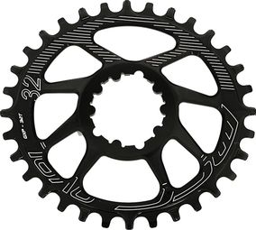 Plateau MSC SRAM DM GXP Ovale Alu Noir