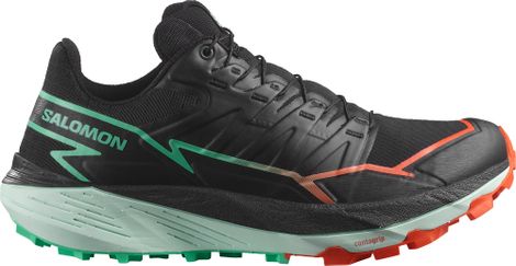 Scarpe da trail Salomon Thundercross da donna nero/verde/rosso