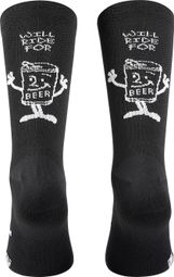 Northwave Will Ride For Beer Socken Schwarz