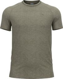 Camiseta Running Hombre Odlo Essentials Sin Costuras Gris