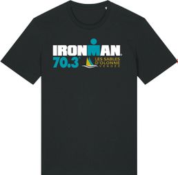 Ironman 70.3 Les Sables D'Olonne Camiseta negra de manga corta para hombre