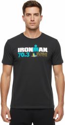 Ironman 70.3 Les Sables D'Olonne Zwart Heren T-shirt Korte Mouw
