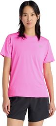 New Balance Sport Essential T-shirt met korte mouwen voor dames, roze
