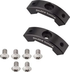 Adaptateur Double pour Porte-Bidon Wolf Tooth B-RAD Double Bottle Adapter Noir